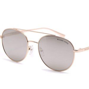 Michael Kors Rose Gold Aviator Sunglasses